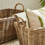 When it comes to the classic, casual appeal of rattan, these baskets are some of the best. They make a great set of laundry baskets or any thing you need stored beautifully. Amethyst Home provides interior design, new construction, custom furniture, and area rugs in the Scottsdale metro area.