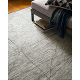 Odyssey Slate/Grey Rug - Amethyst Home Drawing inspiration from tribal influences, the Odyssey Collection combines relaxed linear pattern with a sophisticated color palette. Each Odyssey rug, which is hand-knotted of wool and viscose from bamboo, is crafted entirely by hand by master artisans in India.