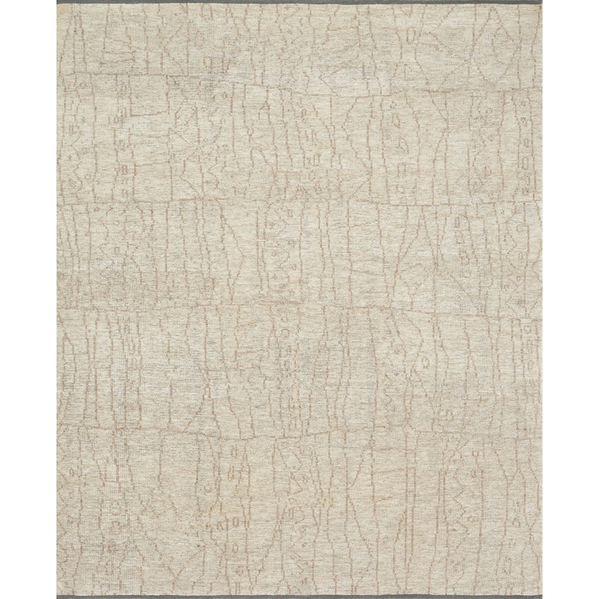Tribeca Sand/Taupe Hand-Knotted Rug
