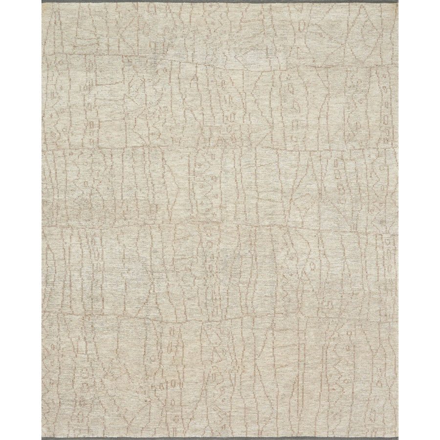 Odyssey Sand/Taupe Rug - Amethyst Home Drawing inspiration from tribal influences, the Odyssey Collection combines relaxed linear pattern with a sophisticated color palette. Each Odyssey rug, which is hand-knotted of wool and viscose from bamboo, is crafted entirely by hand by master artisans in India.