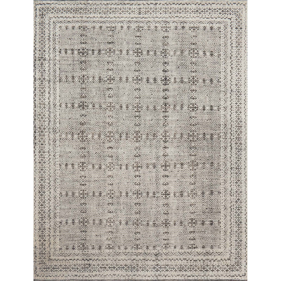 Hand-knotted in India by skilled artisans, the Origin rug collection from Loloi offers a richly textured surface with pronounced visual depth. Crafted of 70% fine wool and 30% viscose from bamboo, the Origin Grey/Ivory OI-01 area rug is gorgeously shown in colors of grey and ivory.