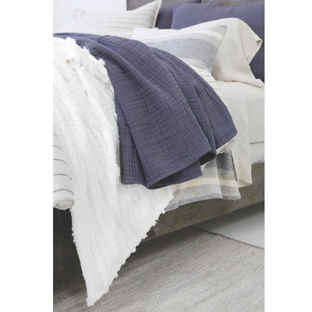 Made of a super soft gauzy cotton, the Arrowhead blanket features an interwoven grid pattern, giving it beautiful texture.Made of 100% cotton Amethyst Home provides interior design, new home construction design consulting, vintage area rugs, and lighting in the Newport Beach metro area.