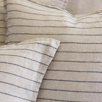 Our Blake Collection features an interwoven stripe texture, giving a modern refresh to a traditional stripe. Our duvet cover and shams are hand-loomed by artisans and the linen is washed for a relaxed lived-in look.The mélange of textures within this woven bedding elevates your space into a sophisticated, yet relaxing retreat. Amethyst Home provides interior design, new home construction design consulting, vintage area rugs, and lighting in the Winter Garden metro area.