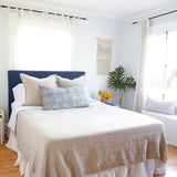 This hand loomed blanket gives beautiful, natural linen texture while staying soft and comfy. Lovely tassels along the top and bottom edges.   Available in 7 colors.   This hand loomed blanket gives beautiful, natural linen texture while staying soft and comfy. Lovely tassels along the top and bottom edges.   Available in 7 colors Amethyst Home provides interior design, new home construction design consulting, vintage area rugs, and lighting in the Alpharetta metro area.