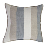The Monterey Pillow With Insert is a 100% hand-loomed, heavy weight linen that features a 1/2" flange and broad coastal stripes. Amethyst Home provides interior design services, furniture, rugs, and lighting in the Dallas metro area.