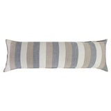 The Monterey Pillow With Insert is a 100% hand-loomed, heavy weight linen that features a 1/2" flange and broad coastal stripes. Amethyst Home provides interior design services, furniture, rugs, and lighting in the Miami metro area.