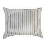 The Naples Pillow With Insert is a 100% hand-loomed, heavy weight linen that features a 1/2" flange and alternating thin and medium stripes of ocean and natural. Amethyst Home provides interior design services, furniture, rugs, and lighting in the Monterey metro area.