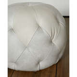 We love the stitching detail on this Pouf 20" Ottoman by Cisco Brothers. Place in your den, living room, or other entertainment area of your home and keep for years to come! Photographed in Anvil Stone.   Overall: 20"dia x 15"h Seat Height: 15"h