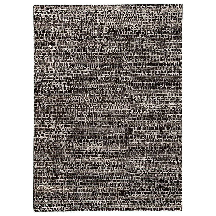 Reverb Licorice/Espresso Hand-Knotted Rug