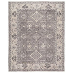 The Salinas collection is punctuated by traditional, intricate details and a soft, hand-knotted wool construction. The neutral Kella area rug makes a transitional statement with grounding hues and tribal motifs. This durable, artisan-made rug features a floral border and medallion accents in a tonal gray colorway.  Hand-Knotted 100% Wool SLN12 Salinas Kella