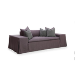 A Verellen classic, the Gavin Sofa Family features Tight upholstered deck with quilted seat pad Single boxed back pillow Large toss pillows with 3″ open flange Optional pintuck detail on outside arms and back Double needle stitch detail Please specify leg finish. Also available as a sectional.