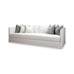 The Millie Sofa from Verellen is made with a sustainably harvested hardwood frame and 8-way hand-tied seat construction. It comes standard with:  Spring/down seat construction Loose boxed style seat cushion Boxed back pillows Multi toss pillows Double needle stitch detail Please specify leg finish. Available as a sleeper and sectional.