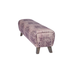 Mason Bench 60" - Amethyst Home Beautifully upholstered with reclaimed oak legs.  Overall dimensions  60"w 15"d 19"h