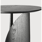 Oak Geometric Side Table - Black | ready to ship!