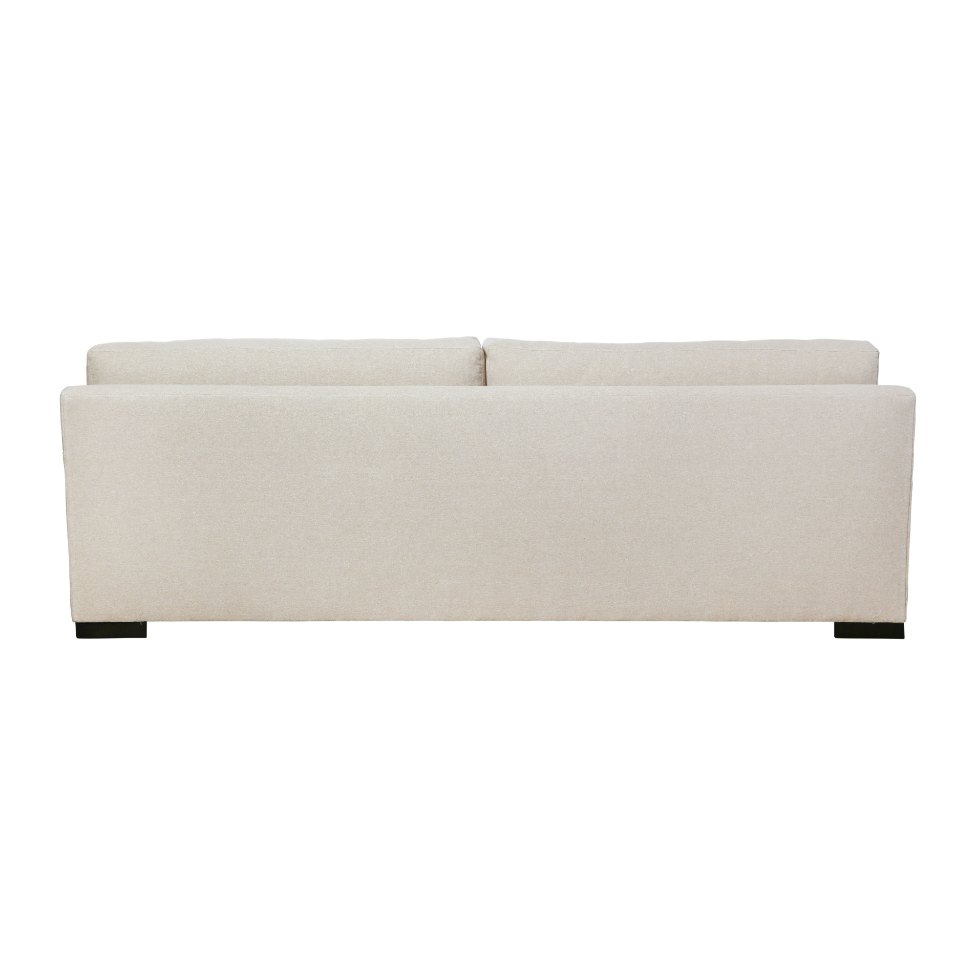 This Loft sofa is a shop favorite -- simply beautiful and so comfortable for the modern family!  Enjoy this sofa upholstered or slipcovered.  Down filled back cushions are a breeze to fluff and reshape. 84"w x 29"h x 40"d Seat Space: 66"w x 25"d x 20"h