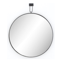 Featuring Vina Mirror by Four Hands at Amethyst Home. Antiqued iron is simply rounded reflecting its timeless design. A single pendant suspension meets graceful shape with modern-industrial edge.
Overall Dimensions: 30"W x 1"L x 36.50"H
Colors: Antiqued Iron, MirrorMaterials: Iron, MirrorWeight: 28.9 lbVolume: 3.88 cu ft.  Amethyst Home provides interior design, new home construction design consulting, vintage area rugs, and lighting in the Winter Garden metro area.