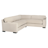 Loft 2 Arm Slipcovered Sectional - Essentials - Amethyst Home Dimensions: 96"w x 29"h x 130"d  Seat Space: 79"w x 110"d x 20" seat height Shown as a Left Arm Facing Sectional Available Slipcovered or Upholstered, and in other fabric colors