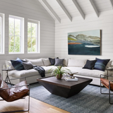 Featuring Grant 3-Piece Sectional - Oatmeal by Four Hands at Amethyst Home. Welcome to the modern lounging essential. Twill's purposeful slub adds textural interest to soft, durable, strain-resistant Crypton fabric in an inviting oatmeal. This fashion-forward upholstered collection mixes elegant fabrics with interesting design elements.
Each piece features Nor.  Amethyst Home provides interior design, new home construction design consulting, vintage area rugs, and lighting in the Miami metro area.