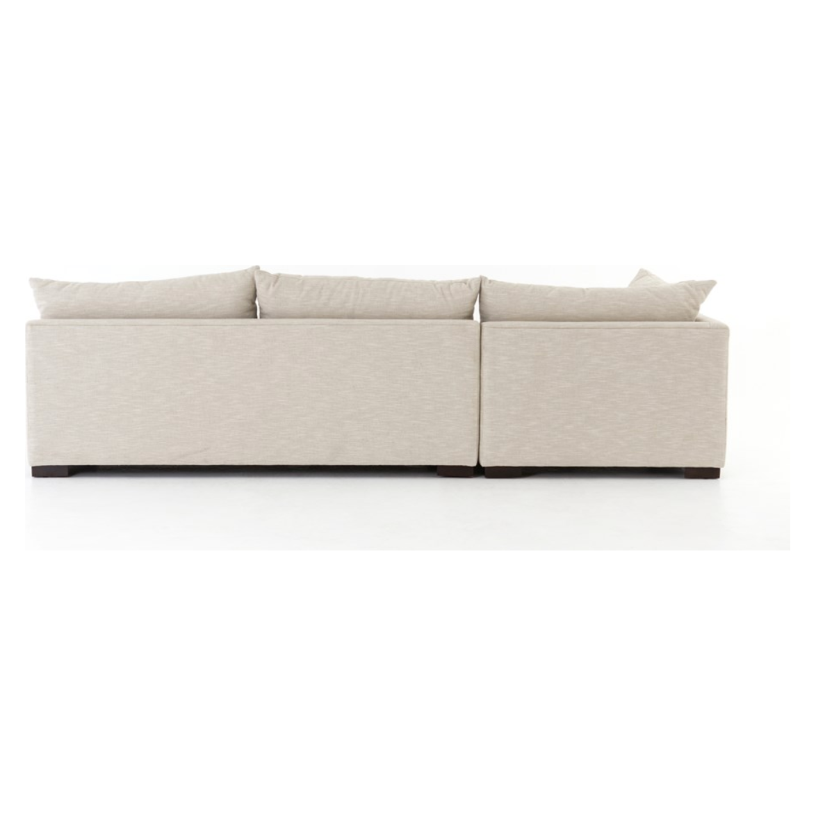 Featuring Grant 3-Piece Sectional - Oatmeal by Four Hands at Amethyst Home. Welcome to the modern lounging essential. Twill's purposeful slub adds textural interest to soft, durable, strain-resistant Crypton fabric in an inviting oatmeal. This fashion-forward upholstered collection mixes elegant fabrics with interesting design elements.
Each piece feat.  Amethyst Home provides interior design, new home construction design consulting, vintage area rugs, and lighting in the Newport Beach metro area.