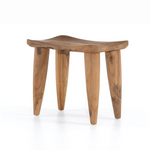 Featuring Zuri Outdoor Stool - Aged Natural Teak by Four Hands at Amethyst Home. Inspired by West African design, natural teak features organic knots, holes and graining to reflect its materials' rich roots, indoors or out. Cover or store inside during inclement weather and when not in use.
Overall Dimensions: 20"W x 13"L x 17"HColors: Aged Natural Tea.  Amethyst Home provides interior design, new home construction design consulting, vintage area rugs, and lighting in the Newport Beach metro area.