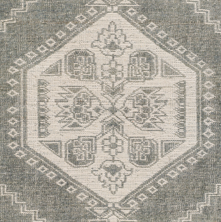 Zahra Charcoal Hand-Knotted Rug