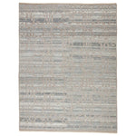 The Sonnette Pearson Area Rug combines an inviting, soft hand and stunning transitional style. The hand-knotted Sonnette area rug has gorgeous tonal grays and creams with a subtle design. The fringe trimmed detail adds a touch of global charm. A gorgeous choice for your bedroom, office, or other medium traffic areas.