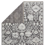The Sonnette Riona Area Rug by Jaipur Living, or SNN01, boasts a high-contrast gray and silver palette that creates dimension among the florette medallion design. This hand-knotted wool rug features fringe trimmed details for a touch of global charm. A gorgeous choice for your bedroom or other medium traffic areas. 