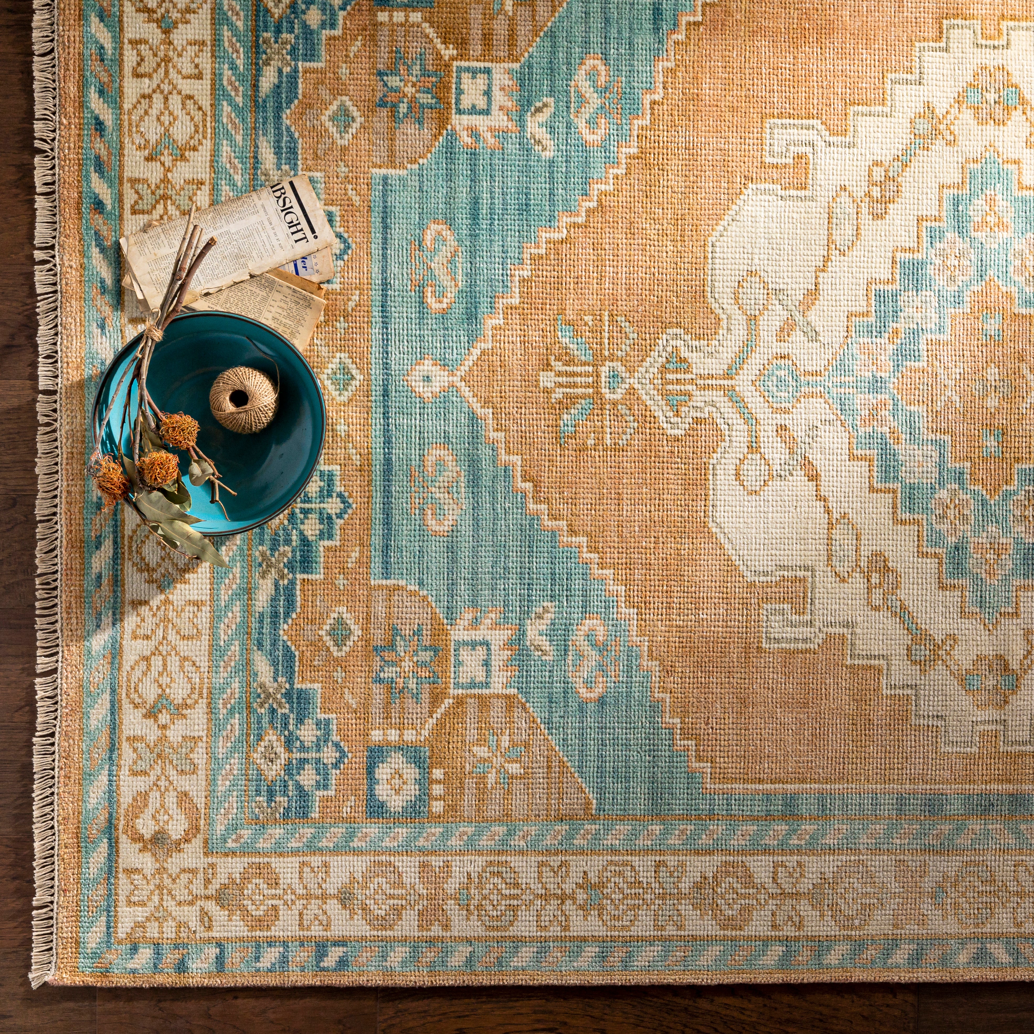 The Anadolu Collection showcases traditional inspired designs that exemplify timeless styles of elegance, comfort, and sophistication. With their hand knotted construction, these rugs provide a durability that can not be found in other handmade constructions, and boasts the ability to be thoroughly cleaned as it contains no chemicals that react to water, such as glue. AmethystHome provides interior design, new construction, custom furniture, and rugs for Calabasas metro area