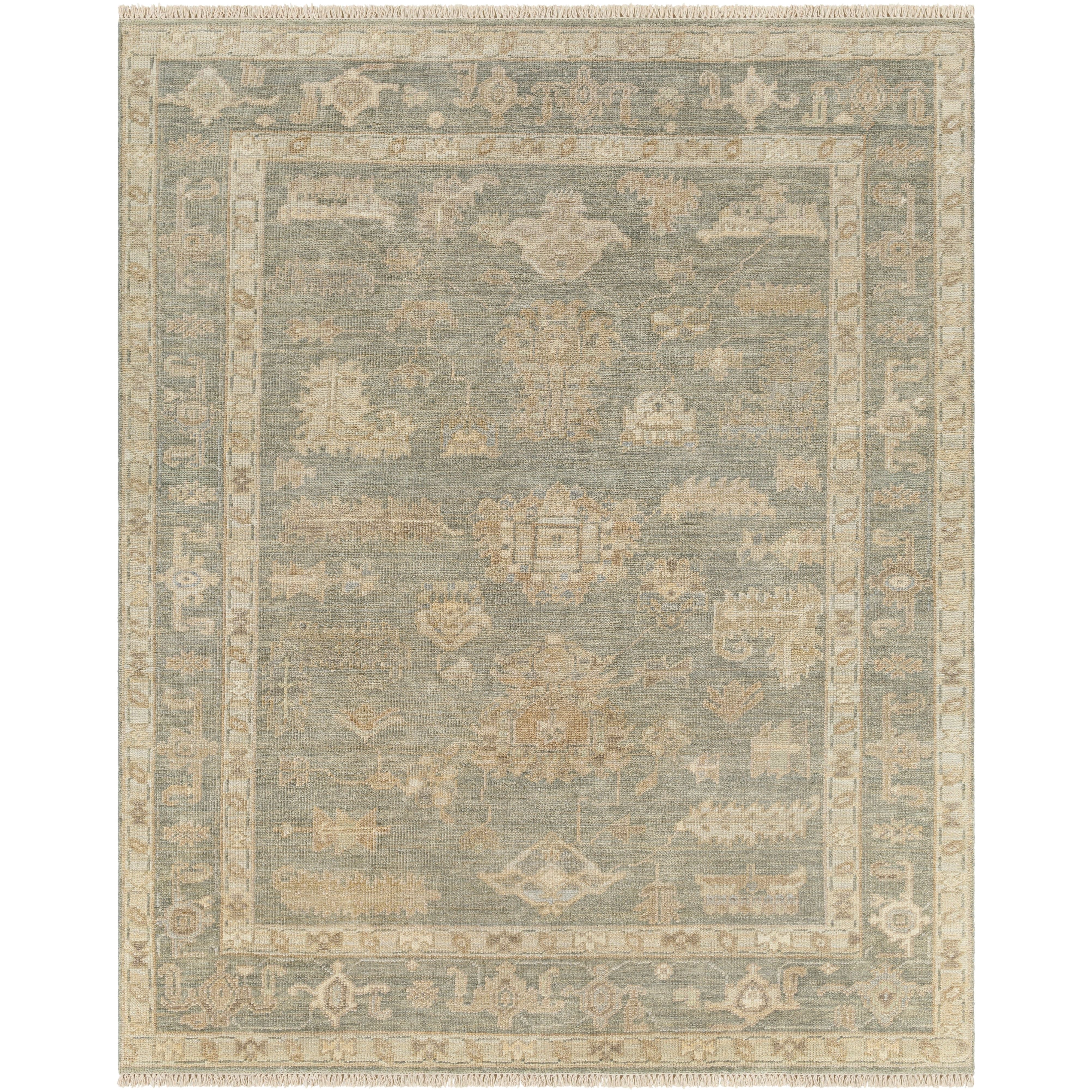 The Antalya Stone hand-knotted rug showcases traditional inspired designs that exemplify timeless styles of elegance, comfort, and sophistication. Amethyst Home provides interior design, new construction, custom furniture, and area rugs in the Kansas City metro area.