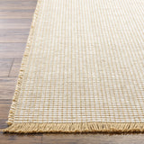 This unique and exquisite Kimi area rug is a special collaboration piece from our Becki Owens x Surya line. The perfect addition to any space, this beautiful rug features a unique stitched design made of polypropylene and jute. Amethyst Home provides interior design, new home construction design consulting, vintage area rugs, and lighting in the Charlotte metro area.