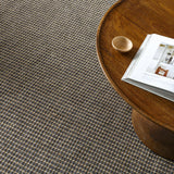 This beautiful Kimi area rug is the perfect addition to any room in your home. The special collaboration between Surya and Becki Owens has created a unique, eye-catching design that will bring texture and style to your space. The rug is made from polypropylene and jute, creating a textural woven pattern in natural tones with dark contrast. Amethyst Home provides interior design, new home construction design consulting, vintage area rugs, and lighting in the Laguna Beach metro area.