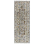 Introducing the Margaret area rug, a special collaboration piece between Surya and Becki Owens. This exquisite rug is the perfect addition to any space with its unique diamond center, warm taupes and a touch of navy. Amethyst Home provides interior design, new home construction design consulting, vintage area rugs, and lighting in the Alpharetta metro area.