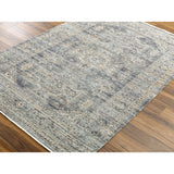 Introducing the Margaret area rug, a unique and special collaboration piece between Surya and Becki Owens. Let this beautiful style be the centerpiece of your space, with a captivating design that brings a timeless, old-age feel. Amethyst Home provides interior design, new home construction design consulting, vintage area rugs, and lighting in the Boston metro area.