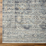 Introducing the Margaret area rug, a unique and special collaboration piece between Surya and Becki Owens. Let this beautiful style be the centerpiece of your space, with a captivating design that brings a timeless, old-age feel. Amethyst Home provides interior design, new home construction design consulting, vintage area rugs, and lighting in the Dallas metro area.