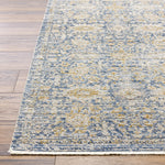 Introducing the Margaret area rug, designed as a special collaboration for our Becki Owens x Surya line! This exquisite rug is sure to transform any space into a beautiful oasis. It features a vintage floral design, crafted with polyester for maximum durability. The main colors of navy and taupe are woven together to create a stunning effect. Amethyst Home provides interior design, new home construction design consulting, vintage area rugs, and lighting in the Park City metro area.