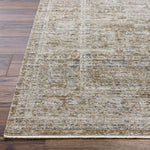 The Margaret area rug brings a touch of timeless beauty to any room. This special collaboration piece from Becki Owens x Surya is a stunning addition to your home. With a distressed feel, the rug evokes a feeling of antique charm. Crafted with polyester, the rug features beautiful neutral tones and is perfect for high traffic areas. Amethyst Home provides interior design, new home construction design consulting, vintage area rugs, and lighting in the Newport Beach metro area.