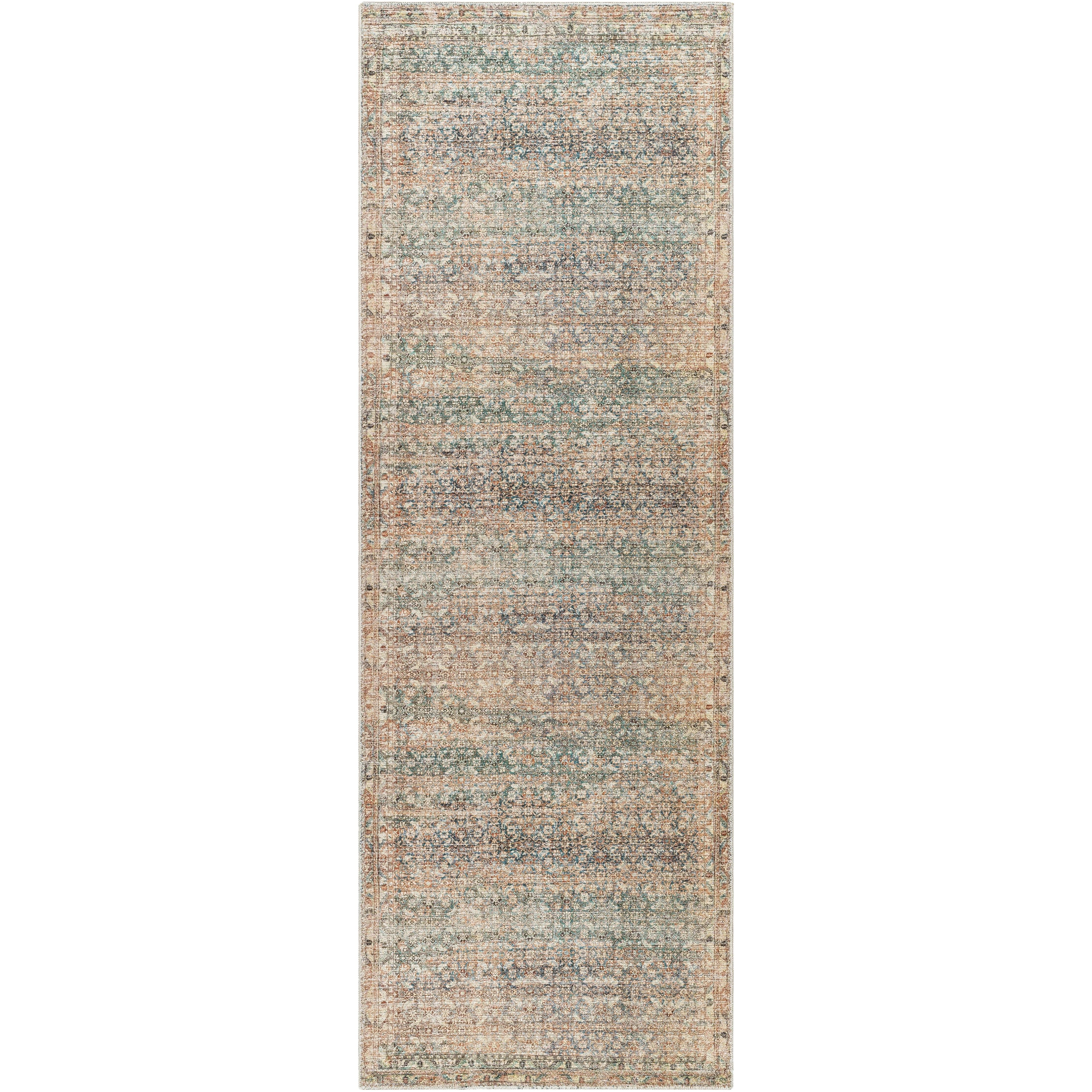 Introducing the Marlene area rug, a stunning piece from our Becki Owens x Surya line to bring you a beautiful style perfect for any space. This vintage-inspired piece is crafted with high-quality polyester and features hues of blue and green that will bring a refreshing, calming ambiance to your room. Amethyst Home provides interior design, new home construction design consulting, vintage area rugs, and lighting in the Los Angeles metro area.