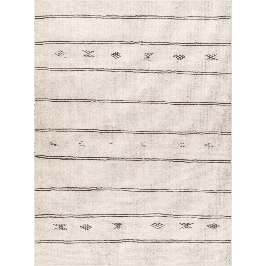 Tapis ivoire Becki Owens x Surya Rivi