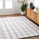 Featuring Becki Owens x Surya Sammy Walnut Rug by Surya at Amethyst Home. At Amethyst, we are always excited to see what new rug designs Becki Owens x Surya come up with this and this latest launch is soooo good.  The Sammy Walnut rug is smartly designed of woven, earth friendly recycled fibers for that signature Becki Owens casual look.
100% Recycled PET Yarn. Amethyst Home provides interior design, new home construction design consulting, vintage area rugs, and lighting in the Austin metro area.