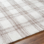 Featuring Becki Owens x Surya Sammy Walnut Rug by Surya at Amethyst Home. At Amethyst, we are always excited to see what new rug designs Becki Owens x Surya come up with this and this latest launch is soooo good.  The Sammy Walnut rug is smartly designed of woven, earth friendly recycled fibers for that signature Becki Owens casual look.
100% Recycled PET Yar. Amethyst Home provides interior design, new home construction design consulting, vintage area rugs, and lighting in the Houston metro area.