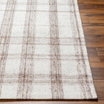 Featuring Becki Owens x Surya Sammy Walnut Rug by Surya at Amethyst Home. At Amethyst, we are always excited to see what new rug designs Becki Owens x Surya come up with this and this latest launch is soooo good.  The Sammy Walnut rug is smartly designed of woven, earth friendly recycled fibers for that signature Becki Owens casual look.
100% Recycled PE. Amethyst Home provides interior design, new home construction design consulting, vintage area rugs, and lighting in the Laguna Beach metro area.