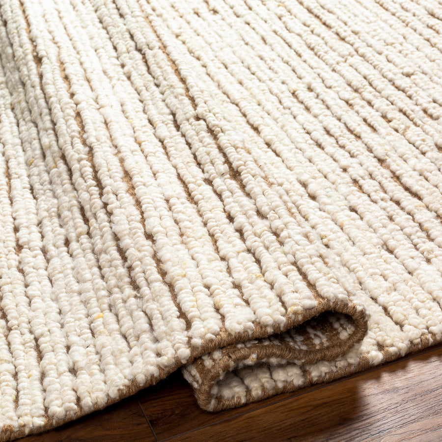 The simplistic yet compelling Brentford rug effortlessly serve as the exemplar representation of modern decor. The meticulously woven construction of these pieces boasts durability and will provide natural charm into your decor space. Made with Wool, Jute, and has Medium Pile. Spot Clean Only, One Year Limited Warranty. Amethyst Home provides interior design, new construction, custom furniture, and area rugs in the Park City metro area