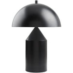 Light up any room with this sleek Elder Lamp. Combining an eye-catching black hand-painted body with a black metal shade, this lamp is sure to be a stylish addition to any room Amethyst Home provides interior design, new home construction design consulting, vintage area rugs, and lighting in the Monterey metro area.