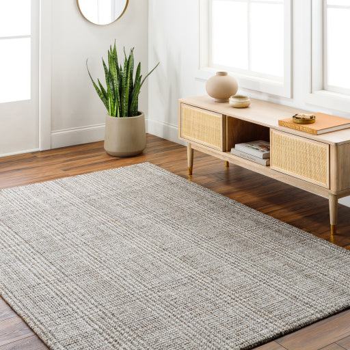 The simplistic yet compelling rugs from the Hope Collection effortlessly serve as the exemplar representation of modern decor. These Hand Loomed pieces are exquisitely crafted and offer natural class and grace to your decor space. Made with Recycled PET Yarn in India, and has No Pile. Spot Clean Only, One Year Limited Warranty. Amethyst Home provides interior design, new construction, custom furniture, and rugs for Laguna Beach metro area