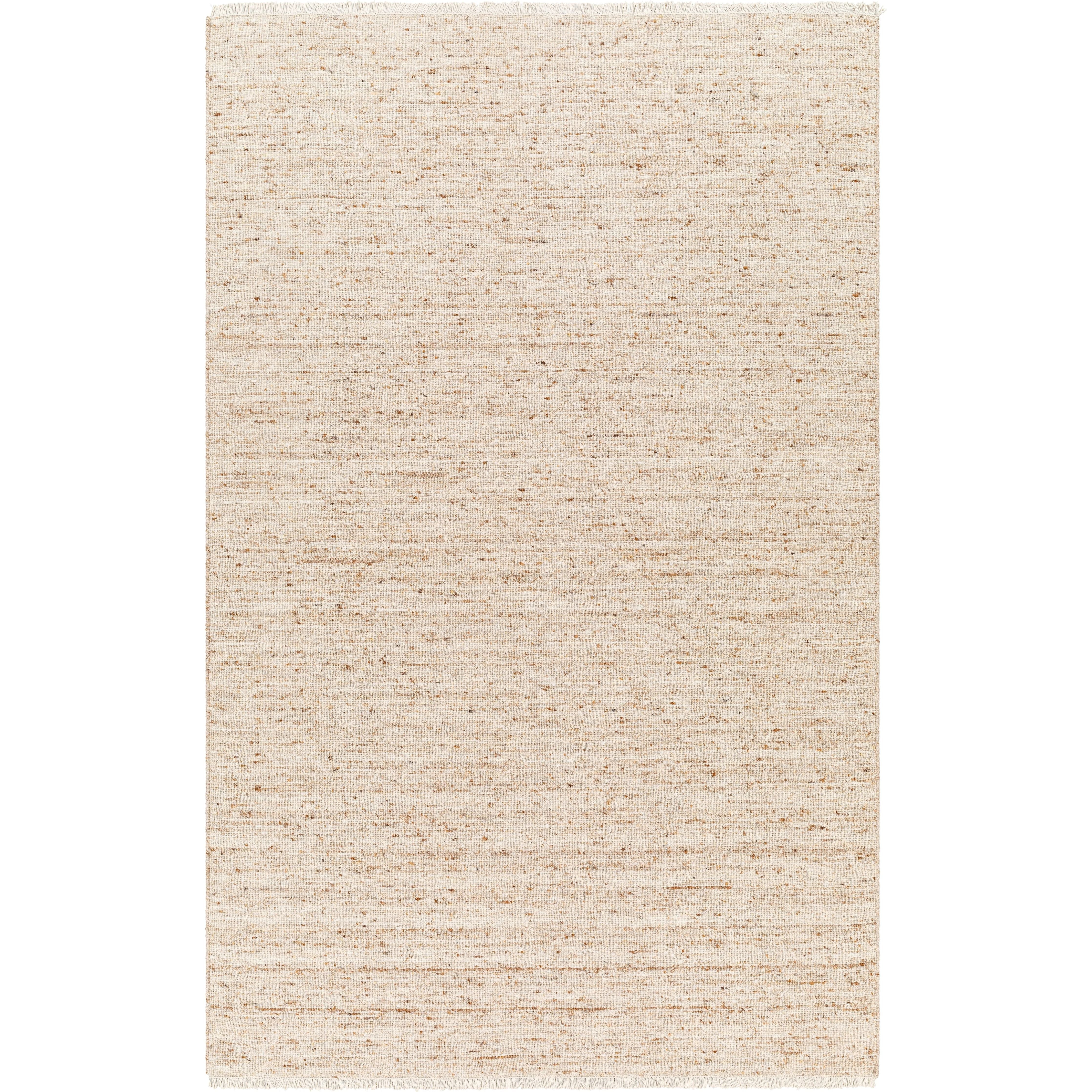 A modern, heathered warm beige look.  This is a great rug if you have other dominant design features in a space like a striking fireplace or standout patterns Amethyst Home provides interior design, new home construction design consulting, vintage area rugs, and lighting in the San Diego metro area.