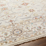 The Kushal Rug is a stylish vintage-inspired piece crafted from a blend of soft viscose and wool. The lush cream tones, contrasted with pastel highlights, creates a bright and bold statement for any bedroom. The perfect addition for any interior, the Kushal Rug will bring a touch of class to your home. Amethyst Home provides interior design, new construction, custom furniture, and area rugs in the Tampa metro area. KUS-2306