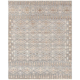 Add an elegant touch to any space with this hand-knotted Nobility Taupe / Charcoal  Rug. Its blend of wool and viscose is ultra soft and smooth, while its timeless ornate motif with modern lines create an exquisite, timeless piece. Enjoy its high-low characteristics and luxurious feel to add a touch of sophistication to your home that fits any lifestyle. Amethyst Home provides interior design, new construction, custom furniture, and area rugs in the Portland metro area