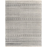 Add an elegant touch to any space with this hand-knotted Nobility Charcoal Rug. Its blend of wool and viscose is ultra soft and smooth, while its timeless ornate motif with modern lines create an exquisite, timeless piece. Enjoy its high-low characteristics and luxurious feel to add a touch of sophistication to your home that fits any lifestyle. Amethyst Home provides interior design, new construction, custom furniture, and area rugs in the Houston metro area.