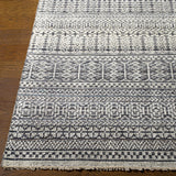 Add an elegant touch to any space with this hand-knotted Nobility Charcoal Rug. Its blend of wool and viscose is ultra soft and smooth, while its timeless ornate motif with modern lines create an exquisite, timeless piece. Enjoy its high-low characteristics and luxurious feel to add a touch of sophistication to your home that fits any lifestyle. Amethyst Home provides interior design, new construction, custom furniture, and area rugs in the San Diego metro area.