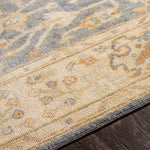 Experience the unique warmth and vintage charm of the Normandy Hand-Knotted Rug. Crafted with traditional Ushak patterns, this rug will become a timeless centerpiece in any setting. Its versatile palette and antique wash add an effortless elegance, making it a perfect addition to any home. Amethyst Home provides interior design, new construction, custom furniture, and area rugs in the Beverly Hills metro area